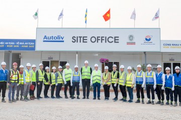 Autoliv’s Chairman visits and works at the Autoliv Vietnam Factory project – Amata Song Khoai Industrial Park – Quang Yen Town – Quang Ninh Province