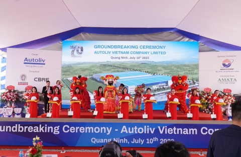 奥托立夫越南工厂项目奠基仪式