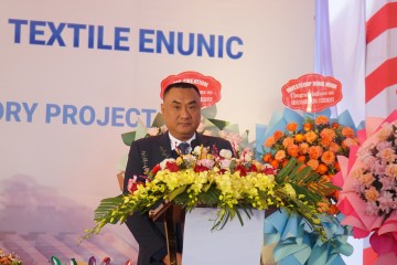 Groundbreaking ceremony of Jehong Textile Factory Project
