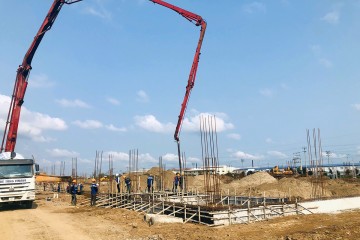 Update construction progress of Textile dyeing and garment factory project – Ramatex Nam Dinh phase 2 in Mar 2020