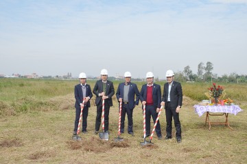 Groundbreaking ceremony of Textile dyeing and garment factory project– Ramatex Nam Dinh