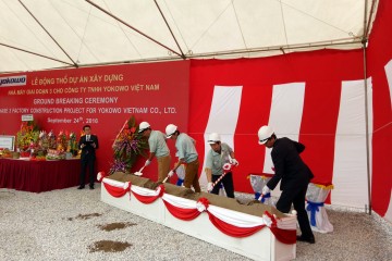 Groundbreaking ceremony for construction of Phase 3 factory project of Yokowo Vietnam Co., Ltd