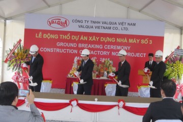 Groundbreaking Ceremony for Construction of Factory No. 3 Project of Valqua Vietnam Co., Ltd.