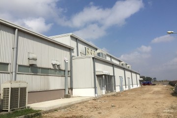 2017 年 1 月份越南 Yokowo 有限公司第三阶段工厂建设的情况