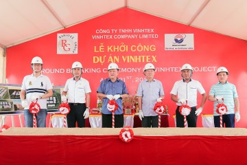 Groundbreaking ceremony of Vinhtex project