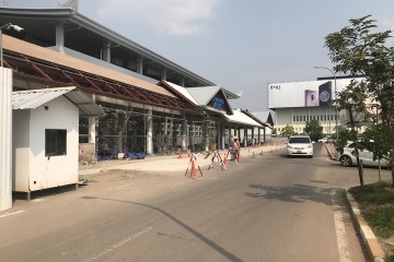 Construction progress of Vientiane (Laos) international airport terminal expansion project in April 2018
