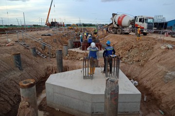 Update construction progress of Myanmar Meranti project’s Ruby in April 2018