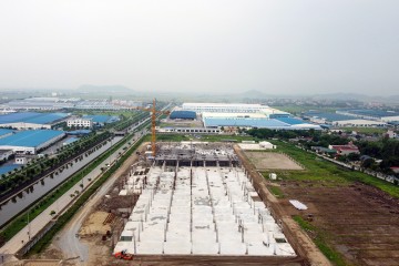 Cập nhật tiến độ thi công tháng 5/2020 – Dự án Nhà máy dệt và may trang phục Ramatex Nam Định Giai đoạn II