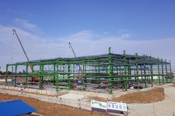 Update construction progress – Golden Land Project Pharmaceutical Factory in June 2019