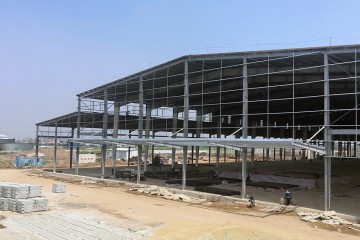 Update construction progress of Textile dyeing and garment factory project– Ramatex Nam Dinh in June 2019