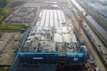 Update construction progress of Textile dyeing and garment factory project – Ramatex Nam Dinh phase 2 in June 2020