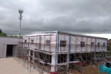 Update construction progress of Tamada Office and Warehouse project in July 2019