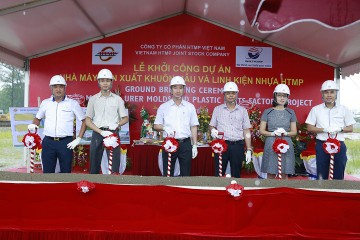Groundbreaking ceremony of HTMP mold and plastic part manufacturing factory project