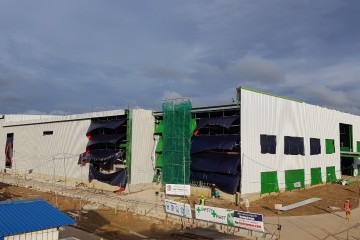 Update construction progress – Golden Land Project Pharmaceutical Factory in Aug 2019
