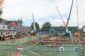 Update construction progress – Lakeside Service Apartment (Myanmar) project in September 2020