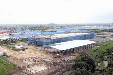 Update construction progress of Textile dyeing and garment factory project – Ramatex Nam Dinh phase 2 in September 2020