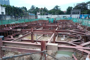 Update construction progress – Lakeside Service Apartment (Myanmar) project in October 2020