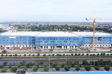 Update construction progress of Textile dyeing and garment factory project – Ramatex Nam Dinh phase 2 in October 2020