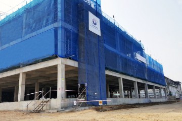 Update construction progress of EMS extension project of Meiko Electronics Vietnam Company Ltd in Nov 2018