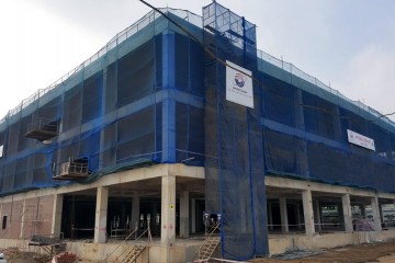 Update construction progress of EMS extension project of Meiko Electronics Vietnam Company Ltd in Dec 2018