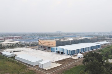 Update construction progress of Textile dyeing and garment factory project – Ramatex Nam Dinh phase 2 in December 2020
