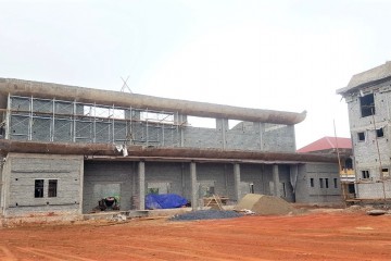 Update construction progress – Multifunctional house of Tho Xuan High school No 4, Tho Xuan district in February 2021