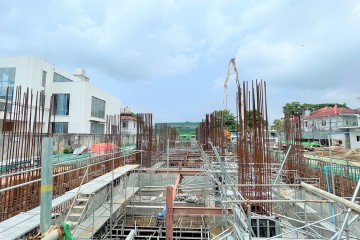 Update construction progress – Lakeside Service Apartment (Myanmar) project in May 2021