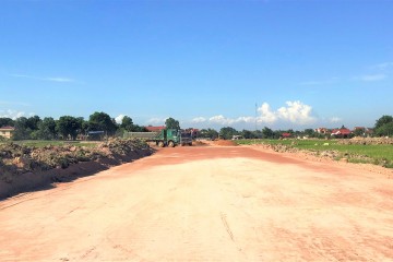 Construction progress updated in August 2021 – Typical Residential Area Infrastructure Project in Hoang Hoc Village, Dong Hoang Commune, Dong Son District, Thanh Hoa Province