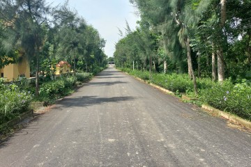Construction progress updated in September 2021 – Project of route from National way 47C to revolutionary historical site of Mr. Ho Sy Nhan's family, Xuan Hoa commune, Tho Xuan district