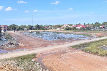 Construction progress updated in September 2021 – Typical Residential Area Infrastructure Project in Hoang Hoc Village, Dong Hoang Commune, Dong Son District, Thanh Hoa Province