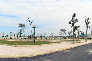 Construction progress updated in November 2021 – Dong Nam Residential area infrastructure project in Dong Khe commune, Dong Son district, Thanh Hoa province
