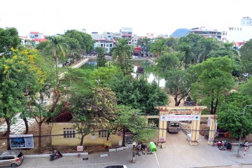 Construction progress updated in November 2021 – Renovation and improvement project of Thanh Quang Park (historical site of lamp factory), Ba Dinh ward, Thanh Hoa city