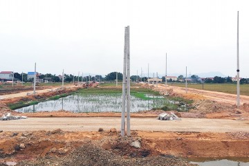 Construction progress updated in November 2021 – Typical Residential Area Infrastructure Project in Hoang Hoc Village, Dong Hoang Commune, Dong Son District, Thanh Hoa Province