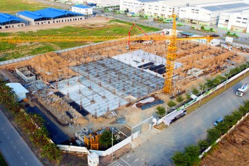 Construction progress updated in November 2021 – Design and build project of Welco Technology Vietnam Factory