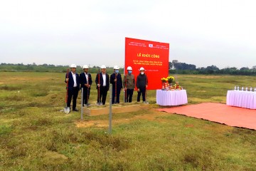 Groundbreaking ceremony of Tho Xuan district square project