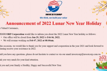Announcement of 2022 Lunar New Year Holiday