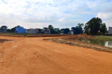 Construction progress updated in January 2022 – Technical infrastructure project of residential area in Quang Dong commune, Thanh Hoa city, Thanh Hoa province