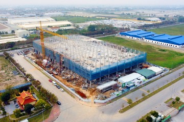 Construction progress updated in February 2022 – Design and build project of Welco Technology Vietnam Factory