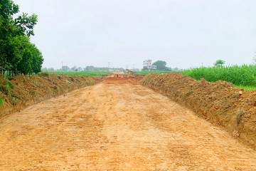 2022年4月の建設進捗状況-Tho Xuan町からLam son - Sao Vang都市までの道路プロジェクト