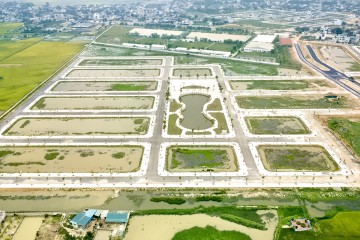 2022年5月の建設進捗状況-Thanh Hoa省、Dong Son県、Dong Khe群、Dong Nam新住宅地のインフラプロジェクト