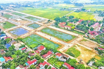 Construction progress update in May 2022 – Typical Residential Area Infrastructure Project in Hoang Hoc Village, Dong Hoang Commune, Dong Son District, Thanh Hoa Province