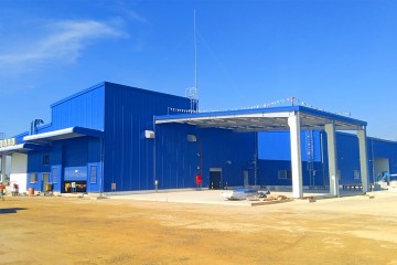 Construction progress updated in June 2022 - New Factory Construction Project of AIR WATER Vietnam Co., Ltd in Ha Nam