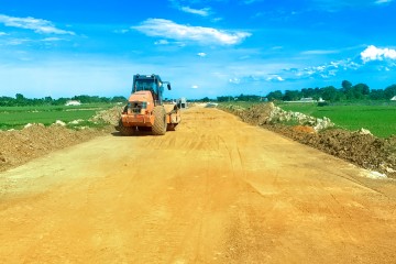 Construction progress update in June 2022 – Road project from Xuan Hung commune connecting with road from Tho Xuan town to Lam Son – Sao Vang urban area, Tho Xuan district