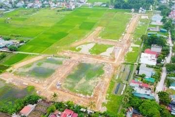 2022年7月の建設進捗状況-Thanh Hoa省、Thanh Hoa市、Quang Dong群の住宅地のインフラプロジェク