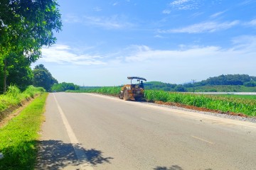 Construction progress updated in July 2022 – Project of Repairing damage to foundation, road surface, drainage system and traffic safety at section Km51+600 - Km53+500; Km57+00 - Km59+700, National way 47, Thanh Hoa province