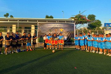 INVESTCORP holds a friendly football match between member companies