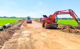 2022年08月份更新的施工进度-自寿春县春兴乡连接到寿春镇接至蓝山-金星城市区的道路项目