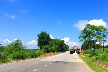 Construction progress updated in August 2022 – Project of Repairing damage to foundation, road surface, drainage system and traffic safety at section Km51+600 - Km53+500; Km57+00 - Km59+700, National way 47, Thanh Hoa province