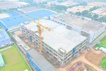 Cập nhật tiến độ thi công tháng 09/2022 - Dự án Mở rộng Nhà máy sản xuất, lắp ráp linh kiện điện tử Meiko Quang Minh giai đoạn 1