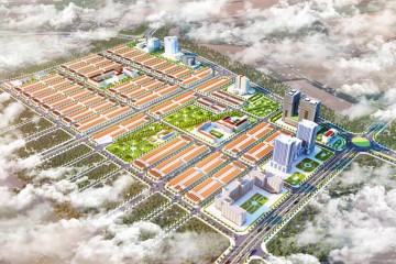 2022 年 10 月に建設の進捗状況を更新する – サオ マイ ラム ソン - サオ ヴァン新都市圏プロジェクト、スアン タン コミューン、トー スアン地区、タインホア省